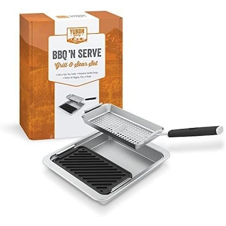 Yukon Glory 2/3 sized Cast Iron & Stainless Steel Combo YG-666b